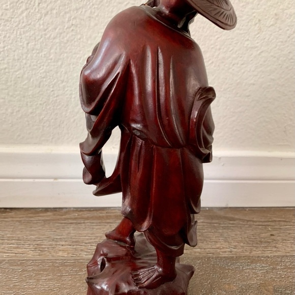 Hand Carved Root Wood Statue, China - Picture 8 of 13